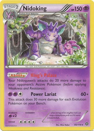 Nidoking - 45/114 - Rare available at 401 Games Canada