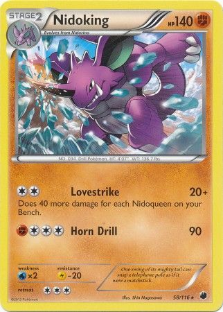 Nidoking - 58/116 - Rare available at 401 Games Canada