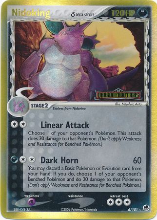 Nidoking - 6/101 - Holo Rare - Reverse Holo available at 401 Games Canada