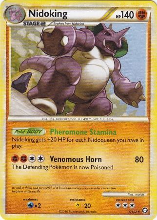 Nidoking - 6/102 - Rare - Theme Deck Exclusive available at 401 Games Canada