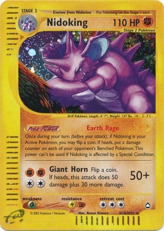 Nidoking - H18/H32 - Holo available at 401 Games Canada