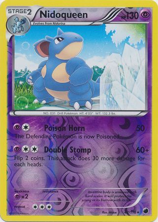 Nidoqueen - 42/116 - Rare - Reverse Holo available at 401 Games Canada