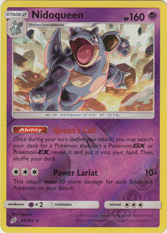 401 Games Canada - Nidoqueen - 56/181 - Rare - Reverse Holo 401 Games Canada - Nidoqueen - 56/181 - Rare - Reverse Holo