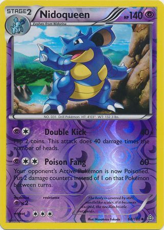 Nidoqueen - 68/160 - Uncommon - Reverse Holo available at 401 Games Canada