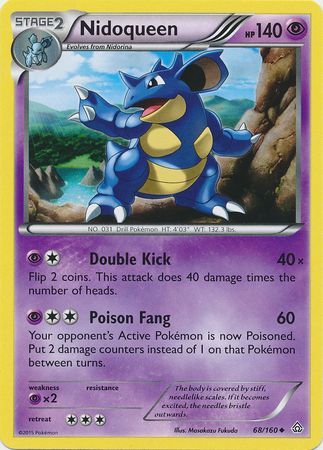 Nidoqueen - 68/160 - Uncommon available at 401 Games Canada