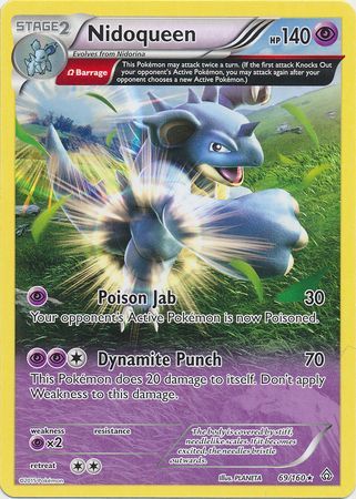 Nidoqueen - 69/160 - Rare available at 401 Games Canada