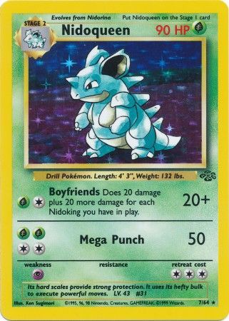Nidoqueen - 7/64 - Holo - Unlimited available at 401 Games Canada