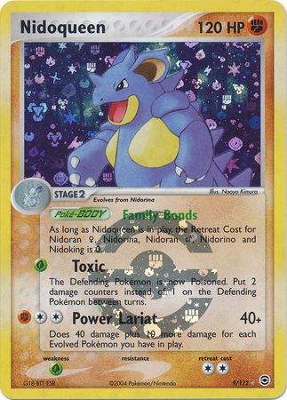 Nidoqueen - 9/112 - Holo Rare - Reverse Holo available at 401 Games Canada