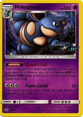 Nidoqueen - SM160 - Pre-Release Promo available at 401 Games Canada