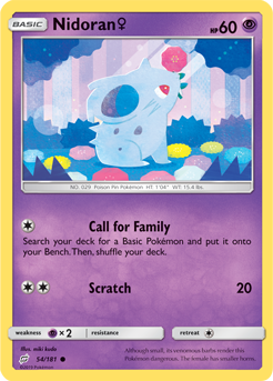 Nidoran (F) - 54/181 - Common available at 401 Games Canada