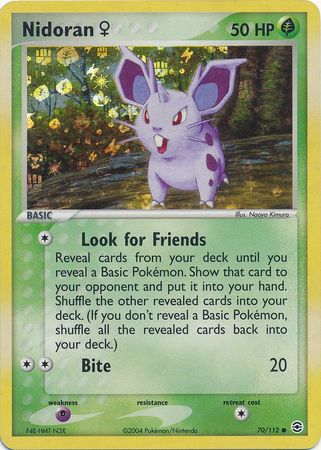 Nidoran (F) - 70/112 - Common - Reverse Holo available at 401 Games Canada