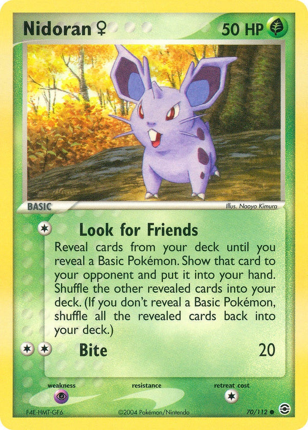 Nidoran (F) - 70/112 - Common available at 401 Games Canada