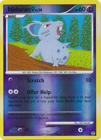 Nidoran (F) - 71/111 - Common - Reverse Holo available at 401 Games Canada