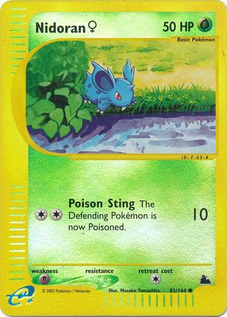 Nidoran (F) - 82/144 - Common - Reverse Holo available at 401 Games Canada