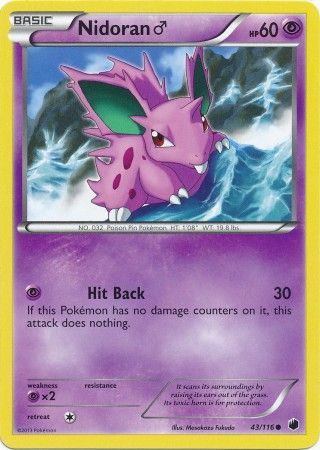 Nidoran (M) - 43/116 - Common available at 401 Games Canada