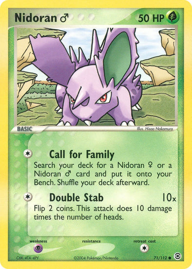 Nidoran (M) - 71/112 - Common available at 401 Games Canada