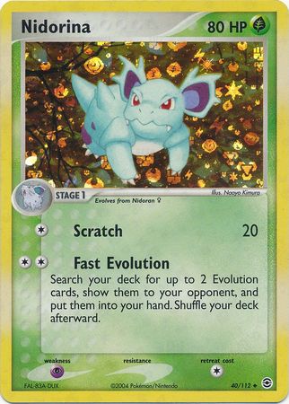 Nidorina - 40/112 - Uncommon - Reverse Holo available at 401 Games Canada