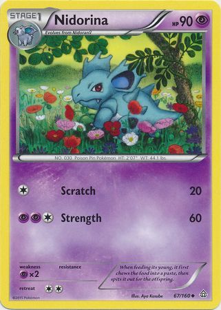 Nidorina - 67/160 - Uncommon available at 401 Games Canada