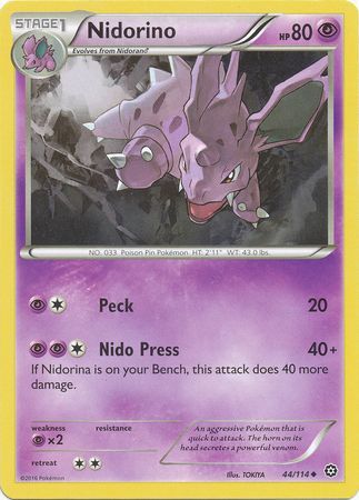 Nidorino - 44/114 - Uncommon available at 401 Games Canada