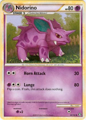 Nidorino - 46/102 - Uncommon available at 401 Games Canada