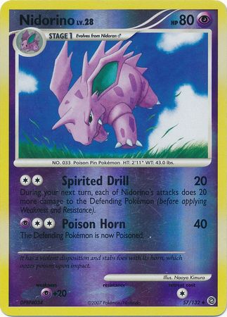 Nidorino - 57/132 - Uncommon - Reverse Holo available at 401 Games Canada