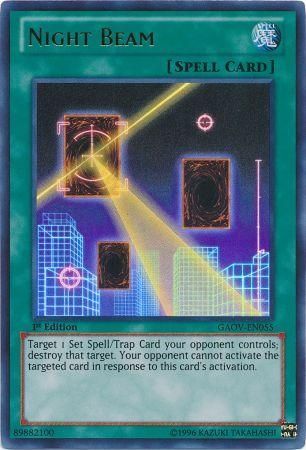 Night Beam - GAOV-EN055 - Ultra Rare - 1st Edition available at 401 Games Canada