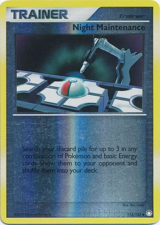 Night Maintenance - 113/123 - Uncommon - Reverse Holo available at 401 Games Canada