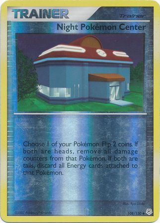 Night Pokemon Center - 108/130 - Uncommon - Reverse Holo available at 401 Games Canada