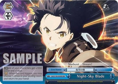 Night-Sky Blade (RRR) - SAO/S100-E099R - Triple Rare available at 401 Games Canada