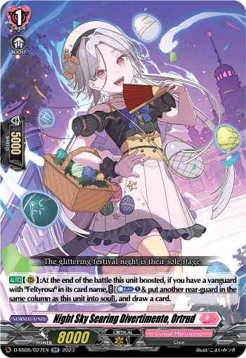 Night Sky Searing Divertimento, Ortrud - D-SS05/027 - Double Rare available at 401 Games Canada