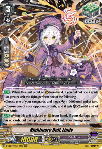 Nightmare Doll, Lindy - D-VS01/060 - Triple Rare available at 401 Games Canada