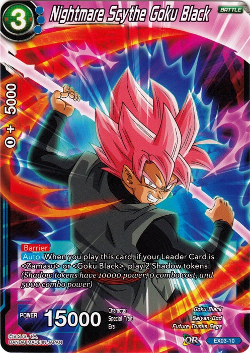 Nightmare Scythe Goku Black - EX03-10 - Expansion Rare available at 401 Games Canada