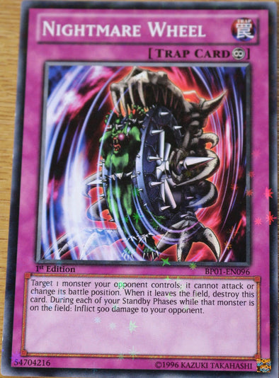 Nightmare Wheel - BP01-EN096 - Starfoil Rare - 1st Edition available at 401 Games Canada