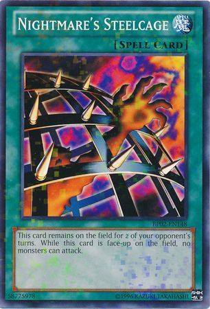 Nightmare's Steelcage - BP02-EN148 - Mosaic Rare - Unlimited available at 401 Games Canada