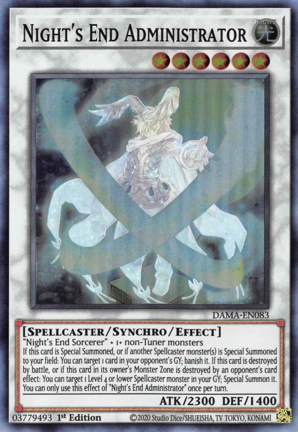 Night's End Administrator - DAMA-EN083 - Super Rare - 1st Edition available at 401 Games Canada