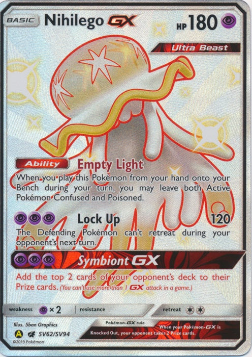 Nihilego GX - SV62/SV94 - Shiny Ultra Rare available at 401 Games Canada