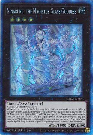 Ninaruru, the Magistus Glass Goddess - GEIM-EN007 - Collector's Rare - 1st Edition available at 401 Games Canada