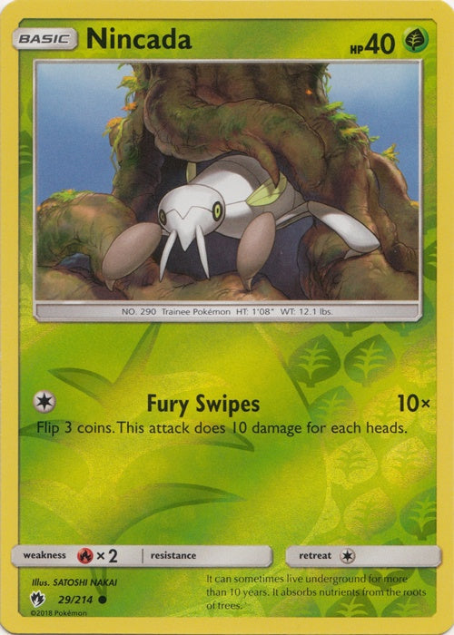 Nincada - 29/214 - Common - Reverse Holo available at 401 Games Canada