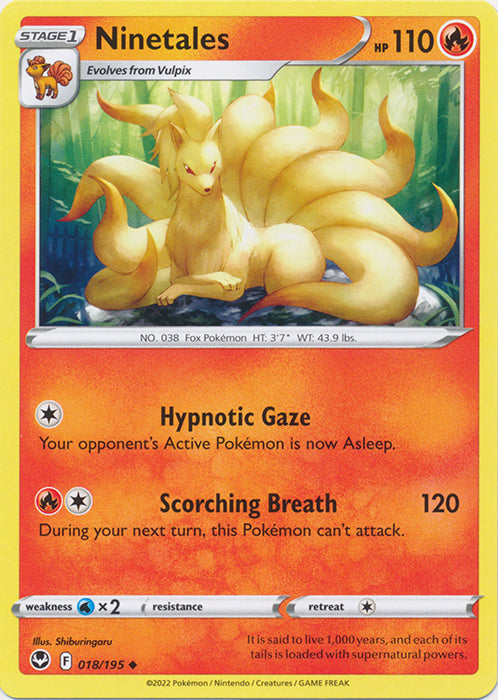 Ninetales - 018/195 - Uncommon available at 401 Games Canada