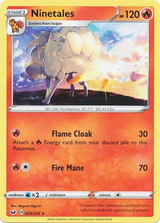 Ninetales - 023/202 - Rare available at 401 Games Canada