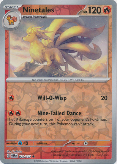 401 Games Canada - Ninetales - 029/197 - Uncommon - Reverse Holo 401 Games Canada - Ninetales - 029/197 - Uncommon - Reverse Holo