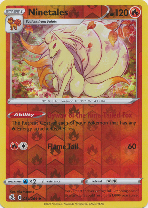 Ninetales - 031/264 - Uncommon - Reverse Holo available at 401 Games Canada