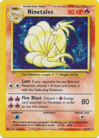 Ninetales - 12/102 - Holo - Unlimited available at 401 Games Canada