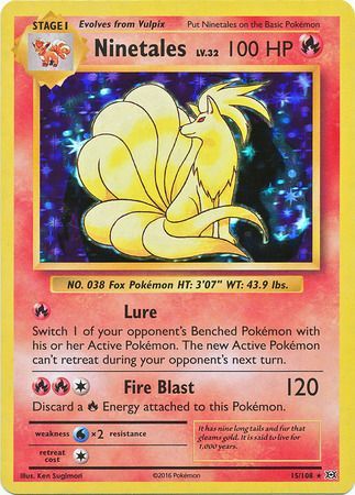 Ninetales - 15/108 - Holo Rare available at 401 Games Canada