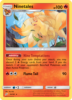 Ninetales - 16/181 - Rare available at 401 Games Canada