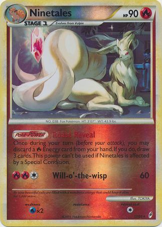 Ninetales - 17/95 - Holo Rare - Reverse Holo available at 401 Games Canada