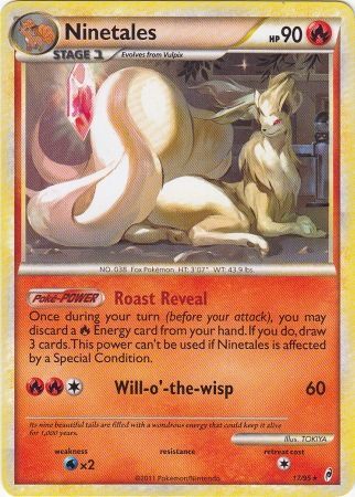 Ninetales - 17/95 - Rare - Theme Deck Exclusive available at 401 Games Canada