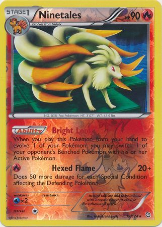 Ninetales - 19/124 - Holo Rare - Reverse Holo available at 401 Games Canada