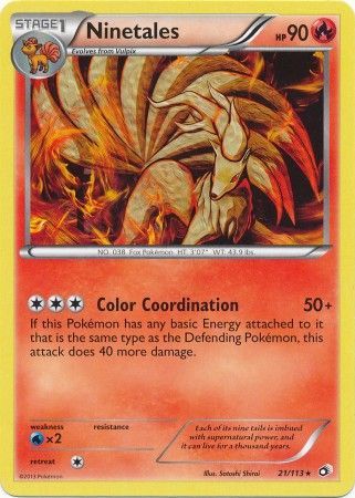 Ninetales - 21/113 - Rare available at 401 Games Canada