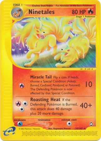 Ninetales - 25/147 - Rare available at 401 Games Canada